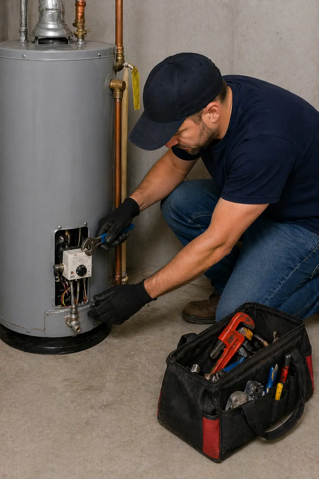 Water heater installation service in Kanata