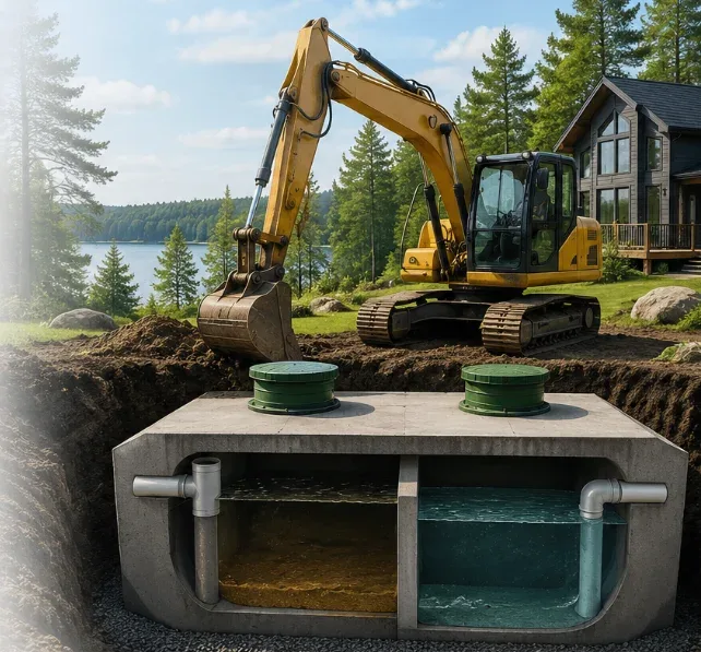 Septic system service in Kanata